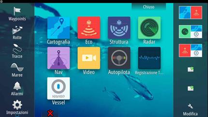 Navico Naviop Simrad Menu Screen Button LR PRG