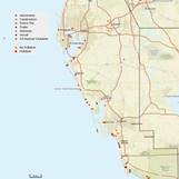 A National Oceanic and Atmospheric Administration chart displays the geographic area encompassed by the St. Petersburg Branch of the ESF 10 response to Hurricane Irma and the points of concern being addressed in that area.